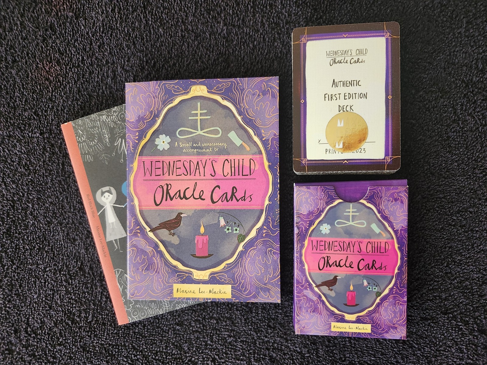 Wednesday’s Child Oracle Cards 1st Ed 2023 Maxine Lee-Mackie Deck Guidebook+Zine