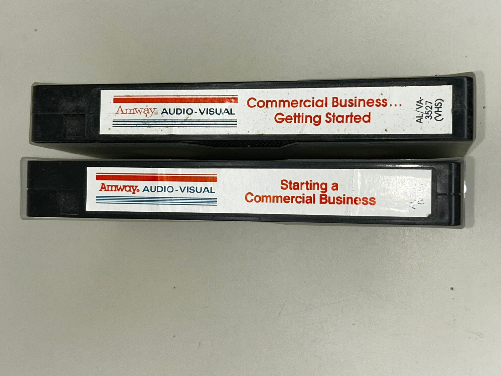 Lot of 2 Amway VHS Video Tapes for Commercial Business