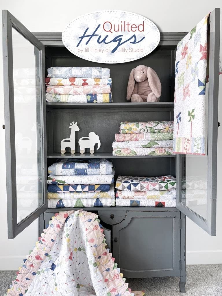 Quilted Hugs Quilt Book by Jill Finley of Jillily Studio, Multicolor, (P120-…