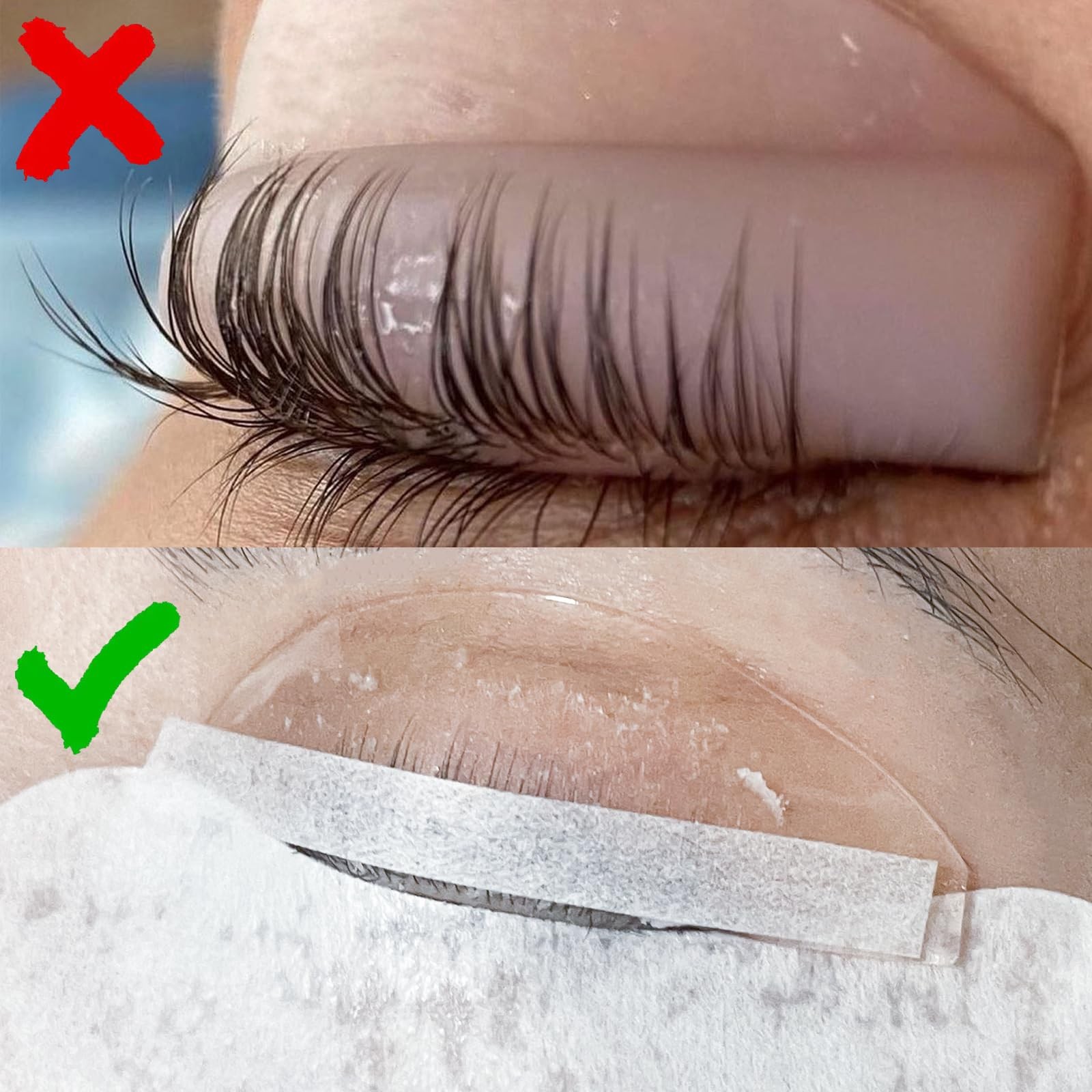 PERMANIA Lash Lift Paper Strips, 1000P Perm 1 Style-White