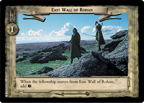 East Wall of Rohan – Foil Lightly Played LOTR: The Two Towers (Foil)