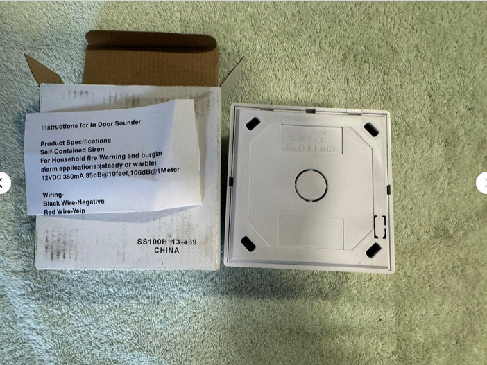 SS100H 13-469 Alarm sounder