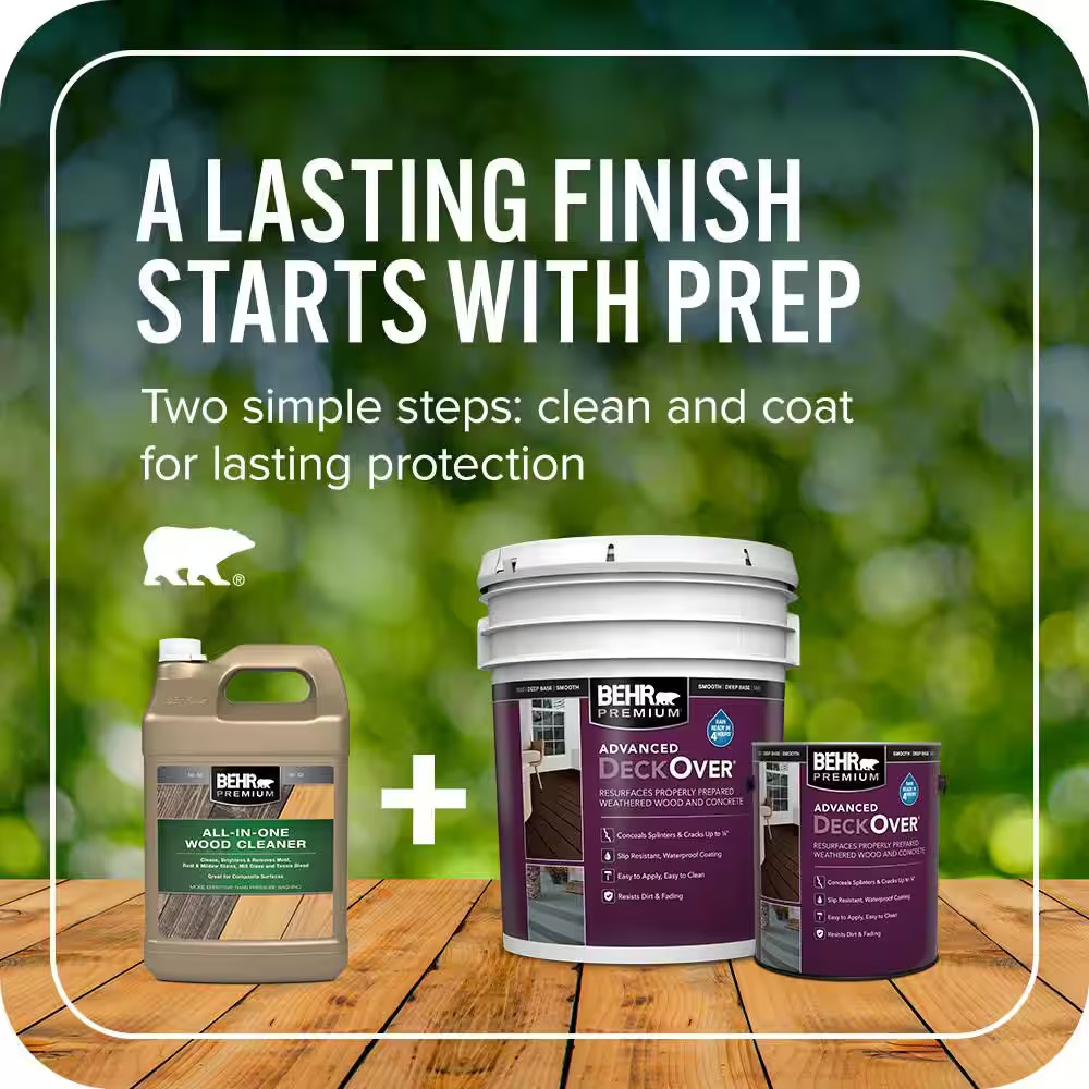 5 Gal. #SC-101 Atlantic Smooth Solid Color Exterior Wood and Concrete Coating