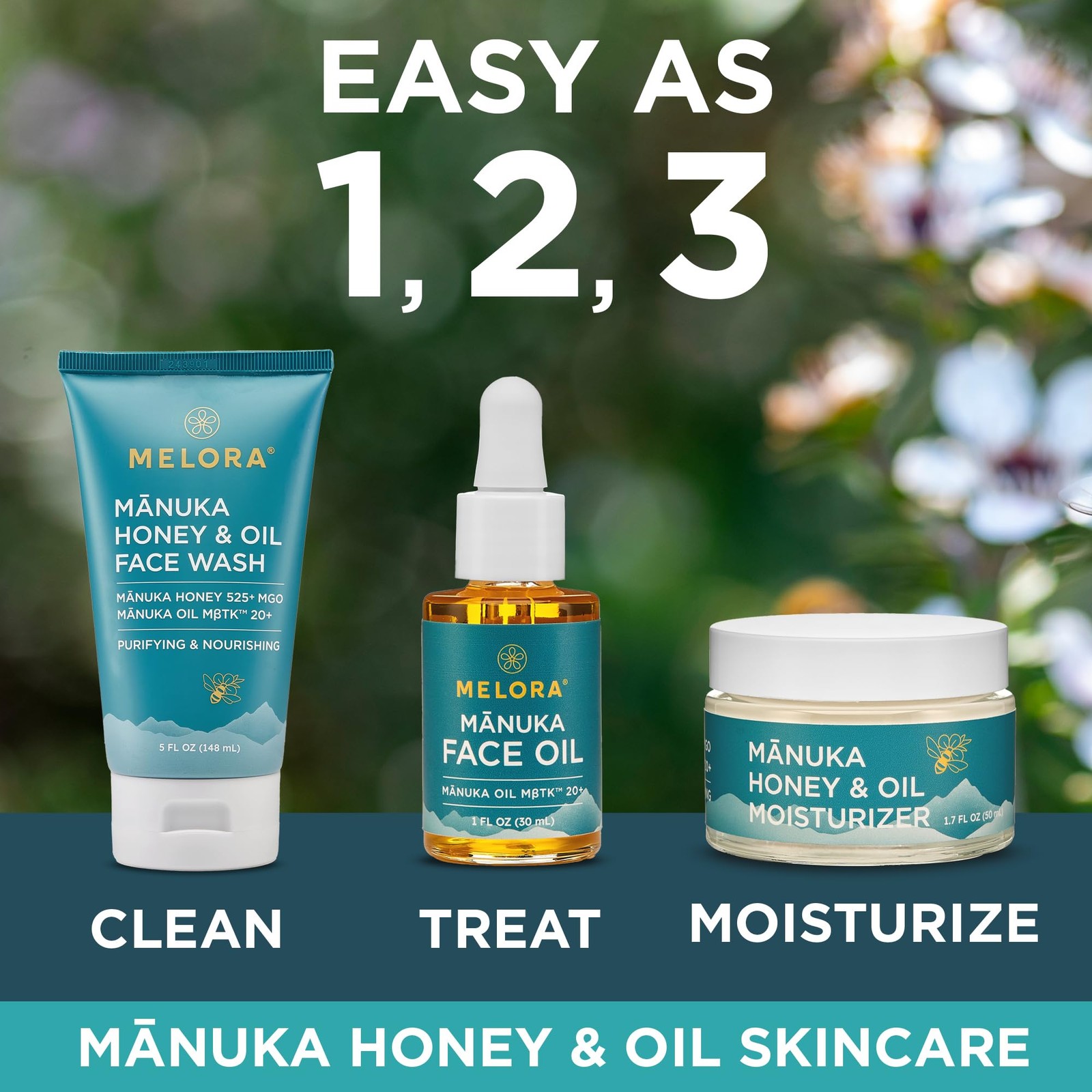 MELORA Manuka Face Oil (1 Oz) – Skin Care Facial 1 Fl Oz (Pack of 1)