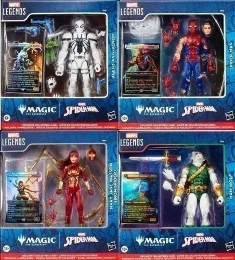 Complete Marvel Legends Magic: The Gathering Collection – All 4 Figures Bundle!