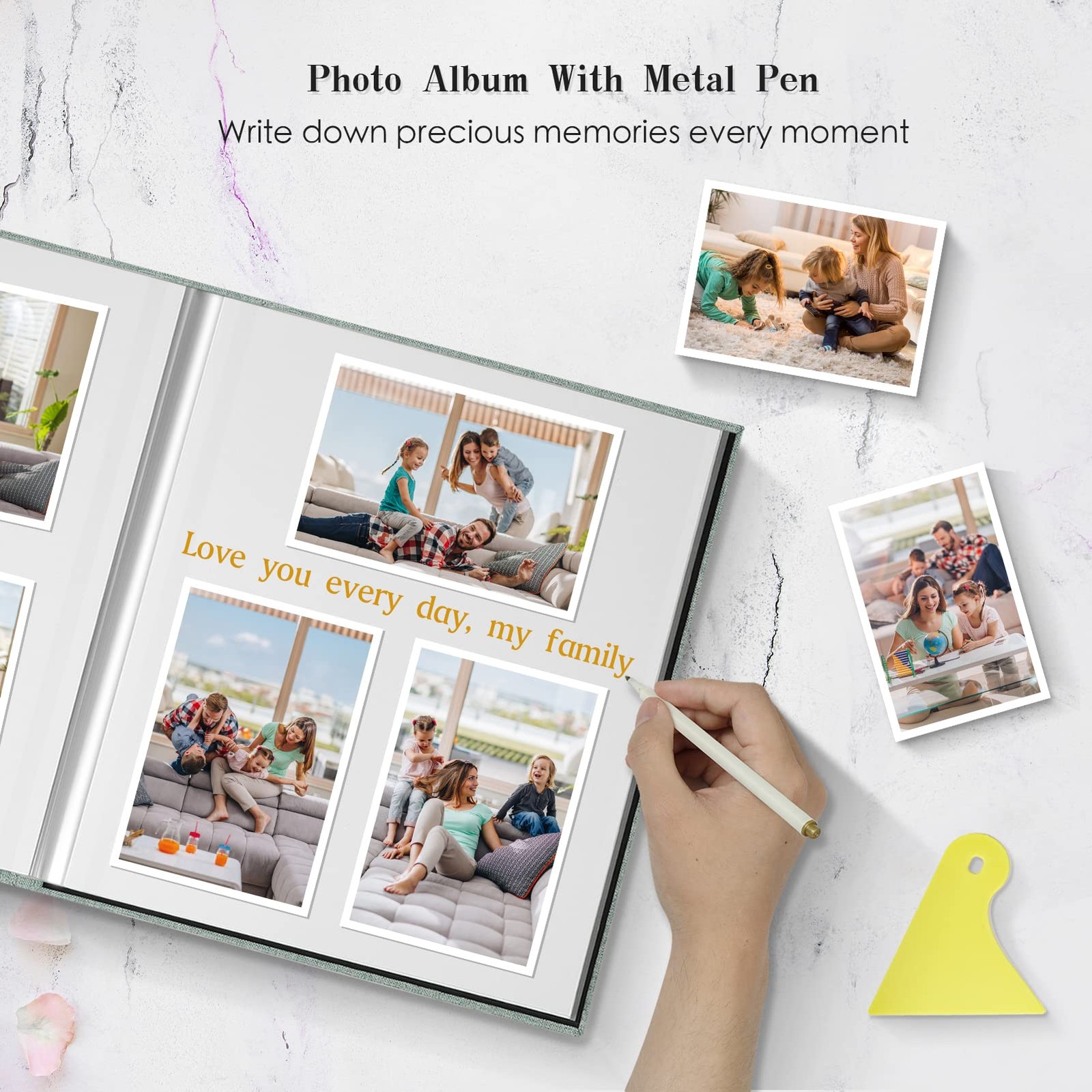 Spbapr Large Self Adhesive Photo Album Scrapbook – DIY Memory Book
