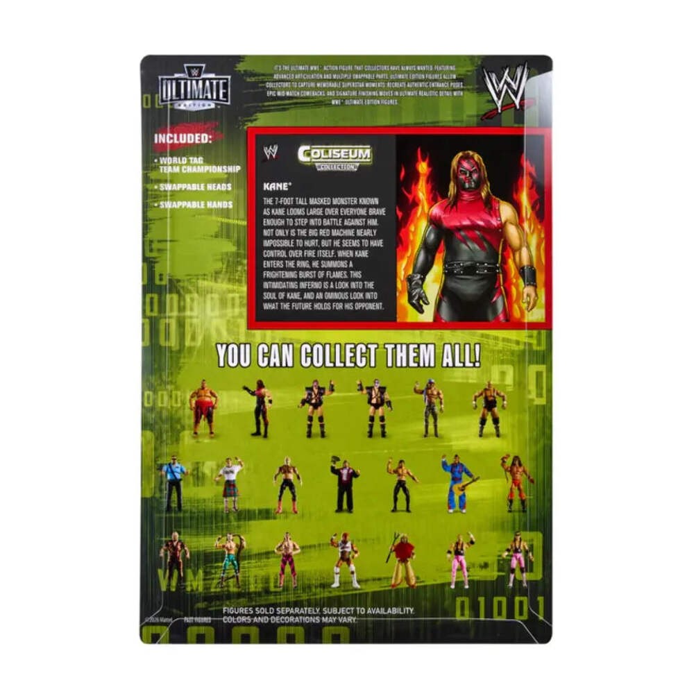 Kane Wwe Mattel 2026 Ultimate Edition Coliseum Collection