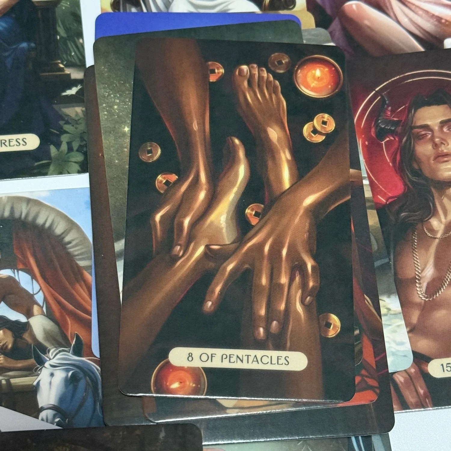 The Love and Lust Tarot English Version 78-Card Deck for Passion, 10.3*6cm