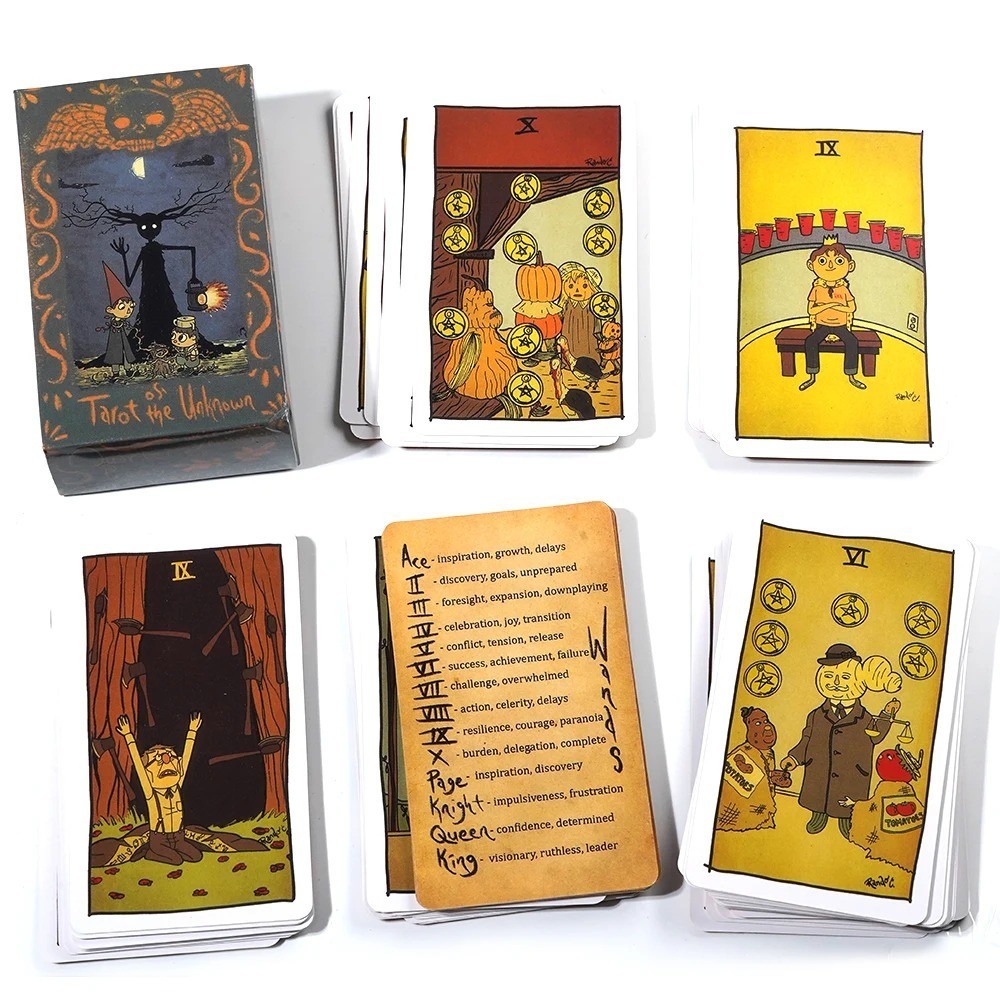 Over the Garden Wall – Tarot of the Unknown – Otgw, 78-card Deck