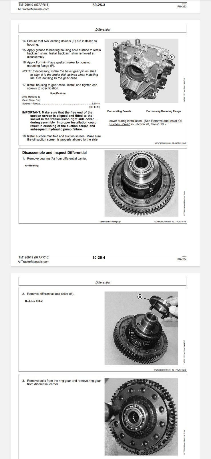 JOHN DEERE 1023e 1025r 1026r Service Technical + Operators PDF Manuals 644/126PG