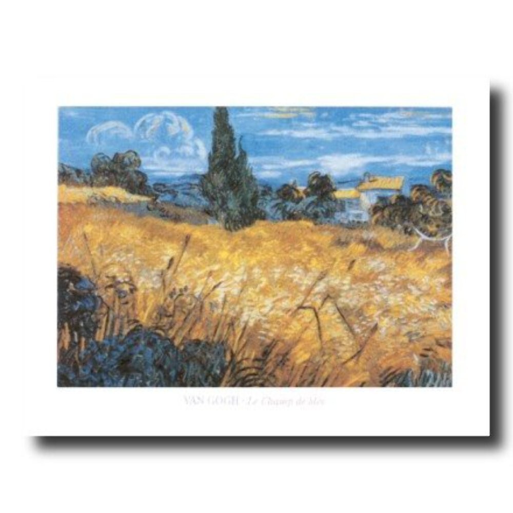 Vincent Van Gogh French Tree Landscape Wall Picture 16×20 Art Print