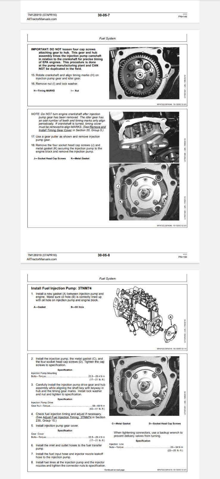 JOHN DEERE 1023e 1025r 1026r Service Technical + Operators PDF Manuals 644/126PG