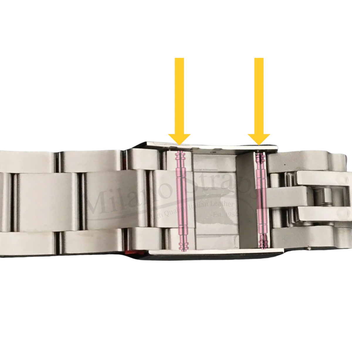 Modern Rolex Buckle Clasp Steel Spring Bar For Jubilee and Oyster Bracelets – Pa