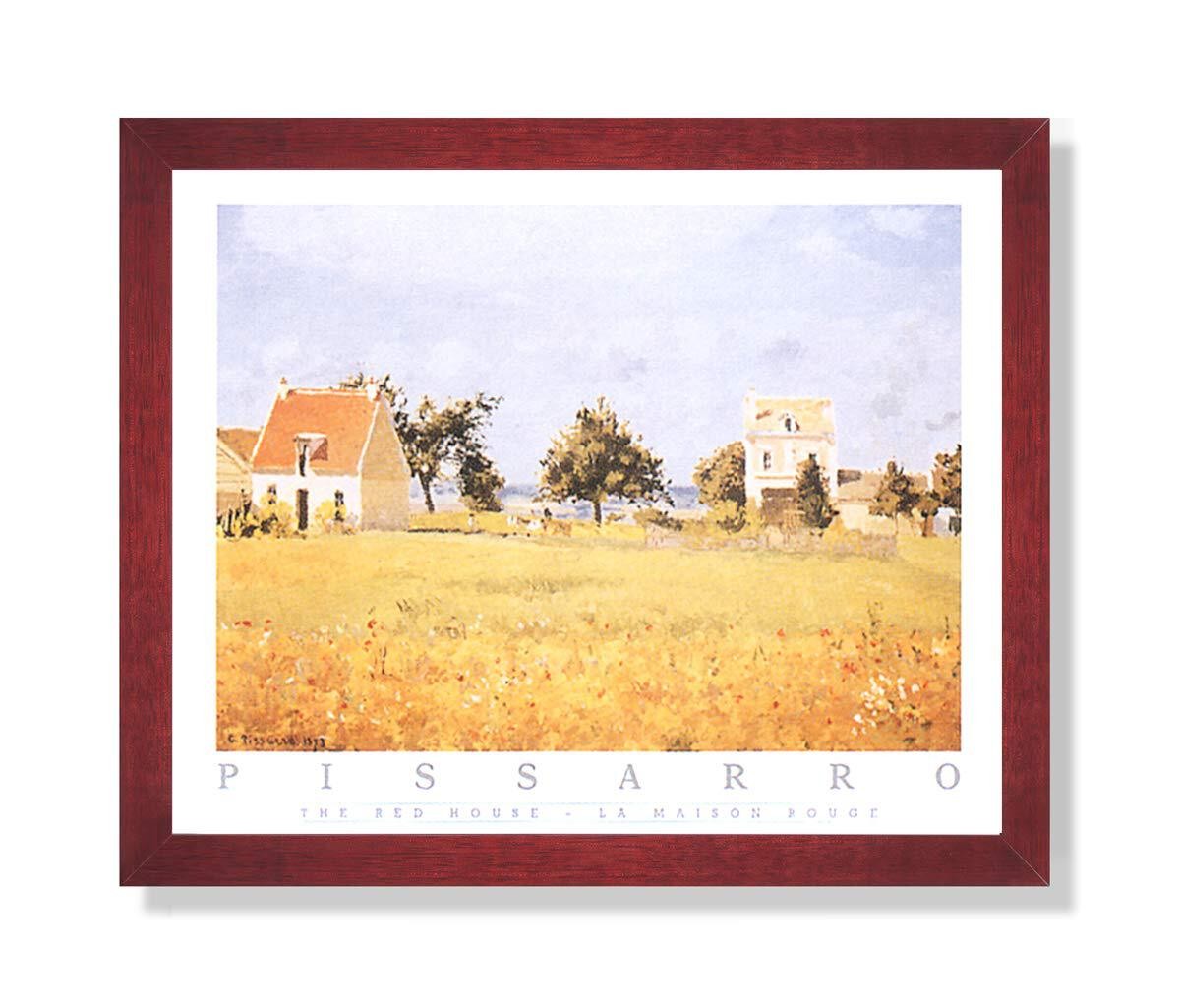 Pissarro French Landscape Wall Picture Framed Art Print
