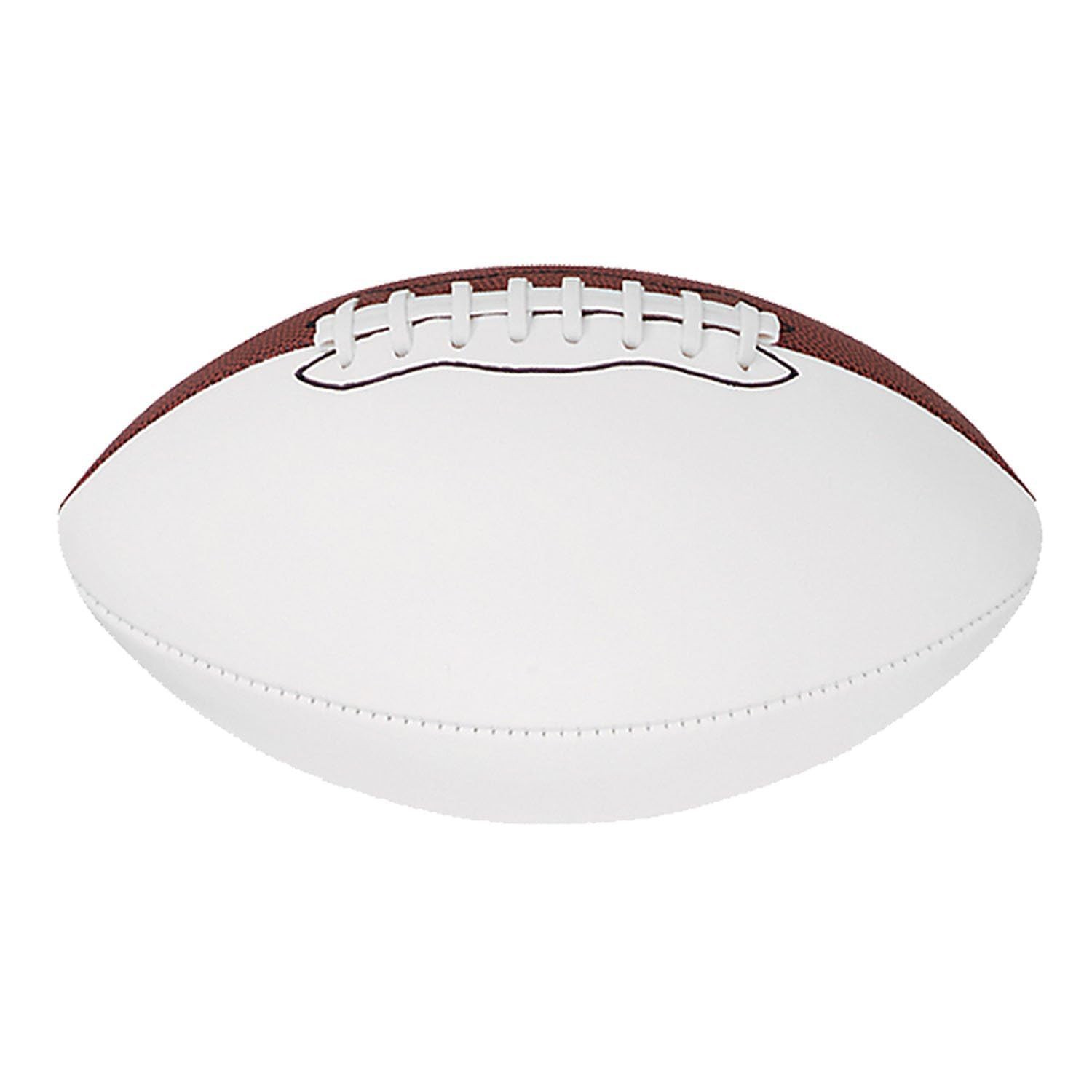 Baden Mini 8.5-Inch Size Autograph Football with 2 Brown 8.5″, Brown,White