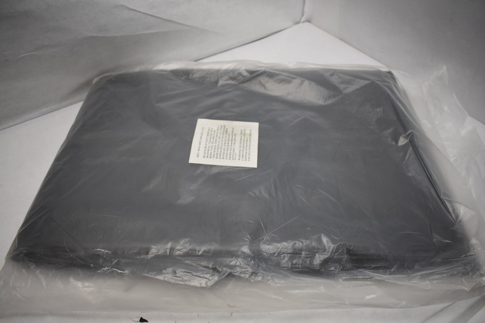 Heavy Duty Body Bag Adult 2XL 20 Mil PEVA 54×108 in Handles Envelope Zipper