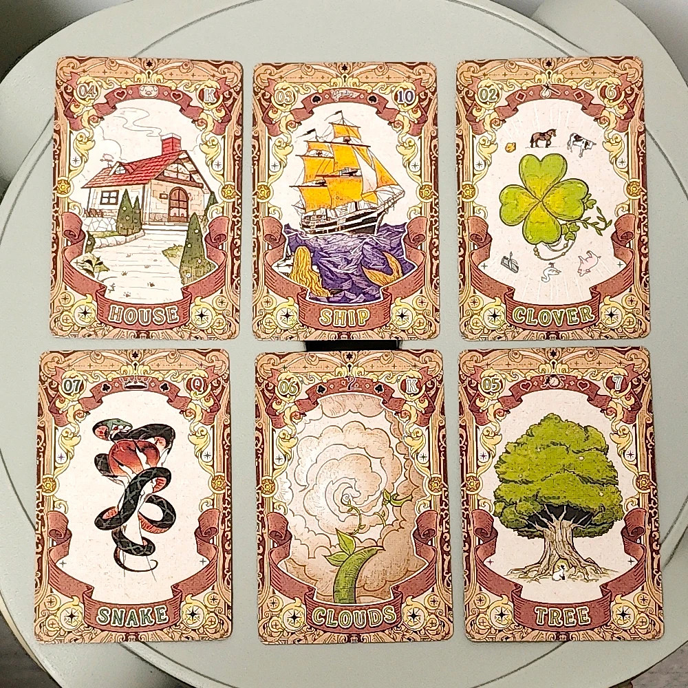 Fairy Tale Dream Lenormand Deck 42 Pcs Rana System Cartoon Cards 106cm