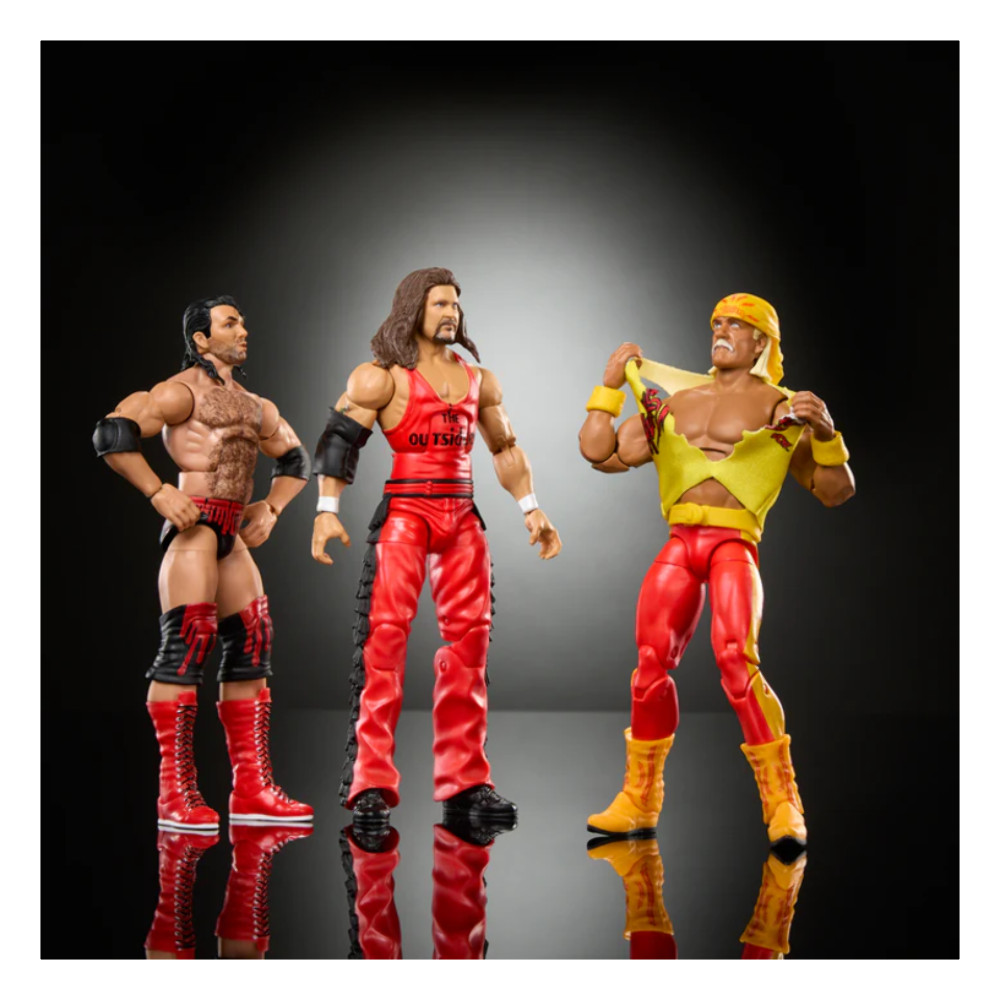 Bash At The Beach 3-Pack: 2026 Wwe Mattel Elite Hogan,Hall & Nash