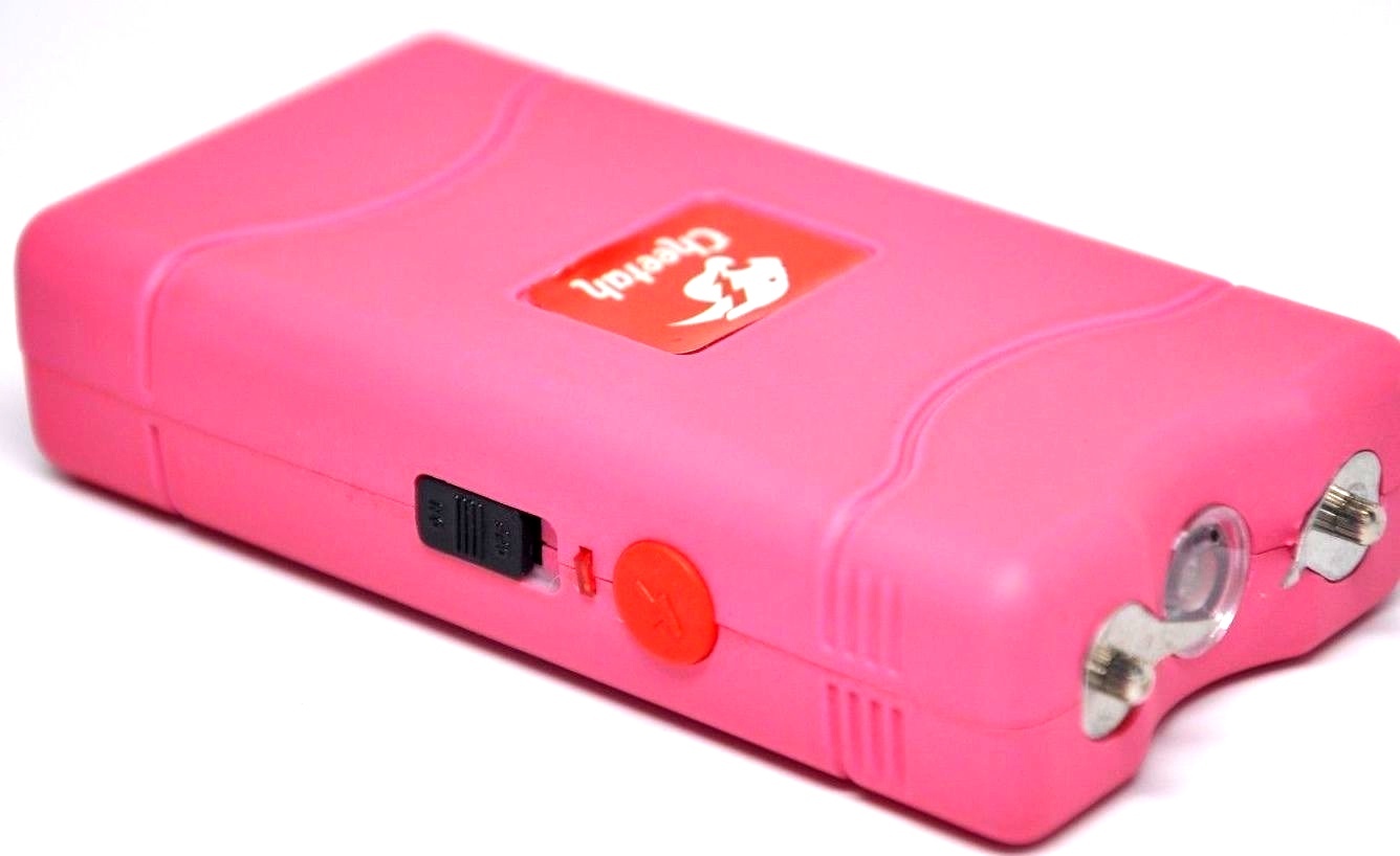 (12) Cheetah Stun Gun 10 Mil Volts W/ LED Light 3 Colors Mix – Wholesale Lot