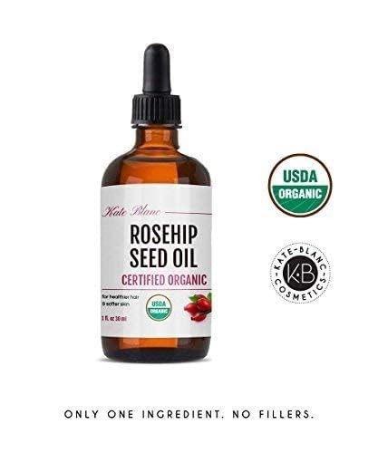 Kate Blanc Cosmetics Rosehip Oil for Face & Softer 1 Fl Oz (Pack of 1)