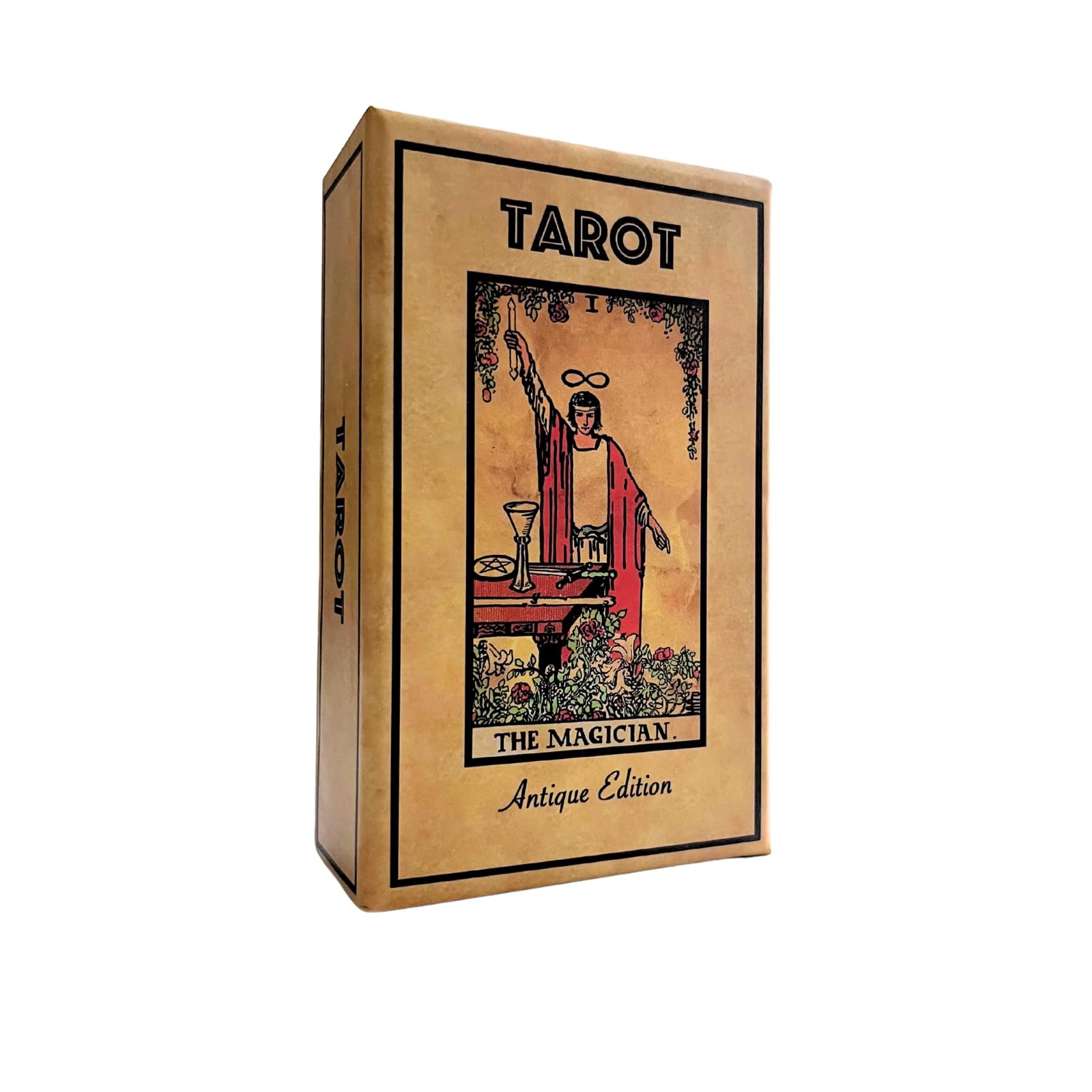 Antique Edition Tarot Deck 350 GSM – Vintage RWS Design & Guidebook