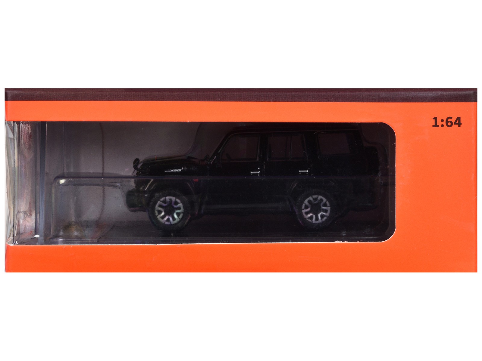 Toyota Land Cruiser (J76) RHD (Right Hand Drive) Black 1/64