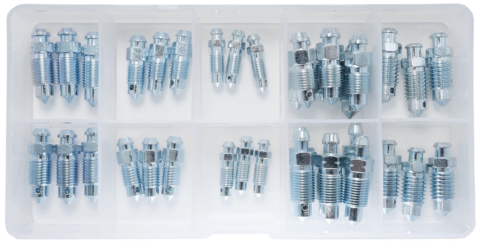 Dsnaduo 36 PCS Bleeder Valve,Brake Bleeder Screw Assortment Kit Replace H9402…