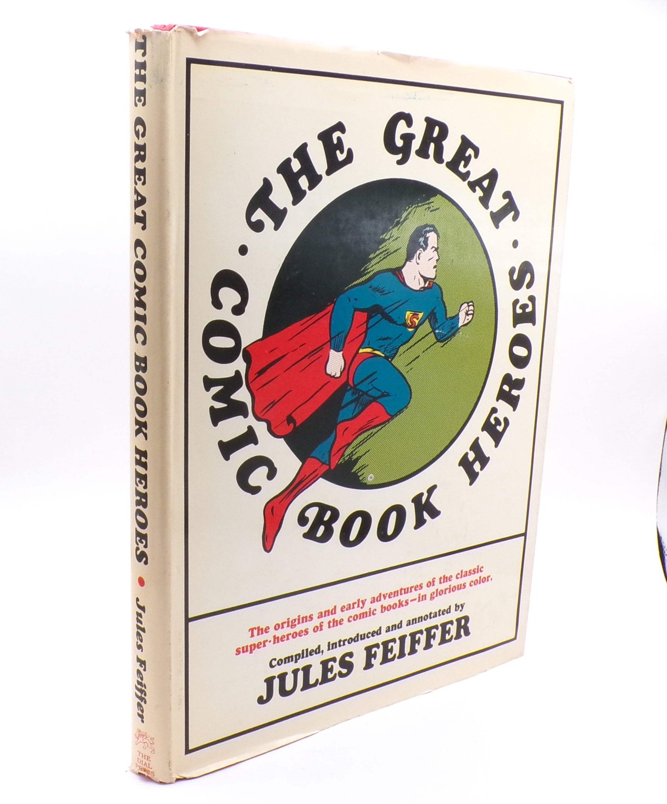 1965 The Great Comic Book Heroes Dial Press First Print/Edition Jules Feiffer HC