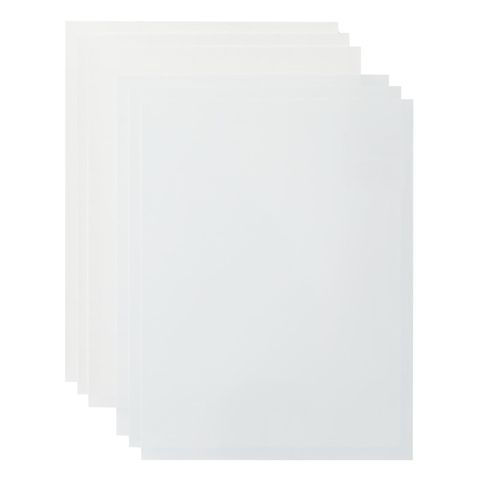 Cricut Waterproof Sticker Paper (20 White Sheets, 8.5×11), Printable Stickers Fo