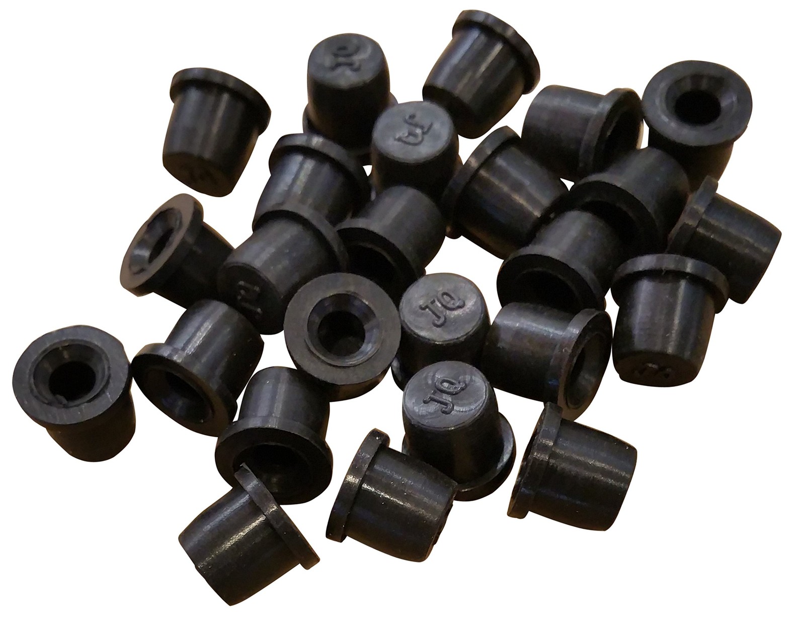 25 Pc Brake Bleeder Screw Caps Grease Zerk Fitting Cap Rubber Dust Cover Car