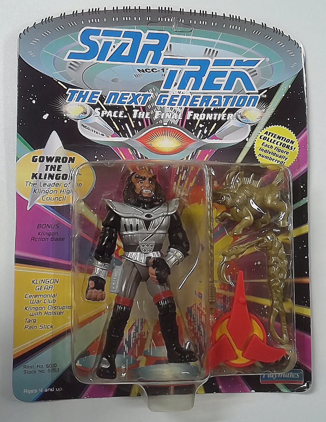 1x RJ6471: Star Trek: The Next Generation: Gowron the Klingon: Playmates: 6053: