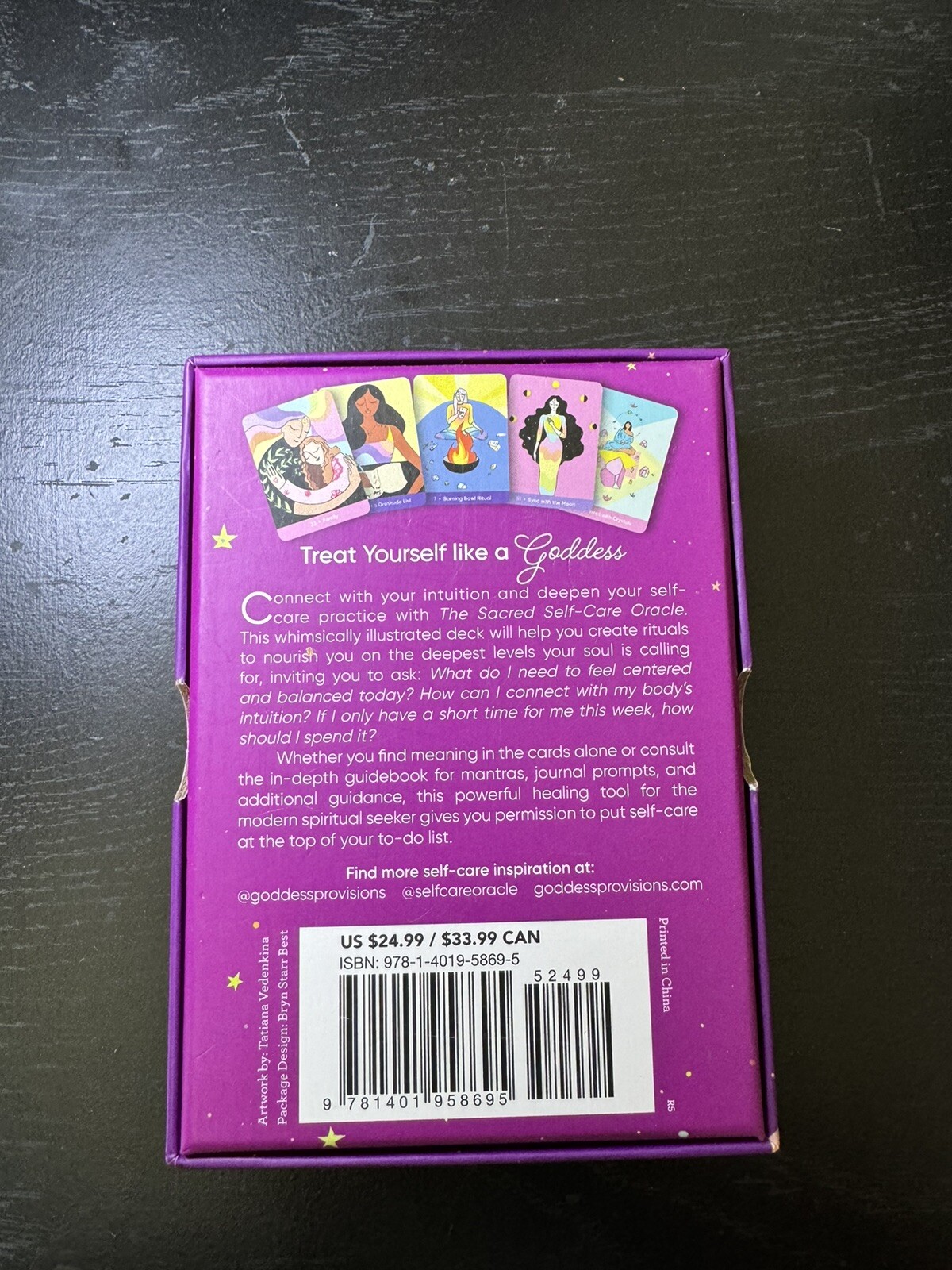 The Sacred Self-Care Oracle : A 55-Card Deck by Jill Pyle of Goddess Provisions