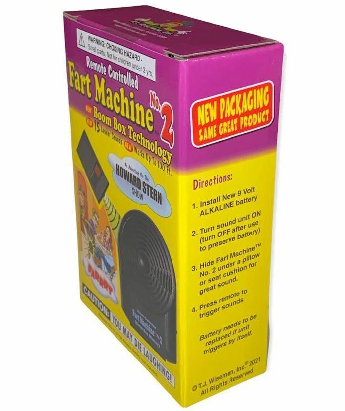 Fart Machine # 2 – NEW VERSION with remote + 1 Million Bill Bonus