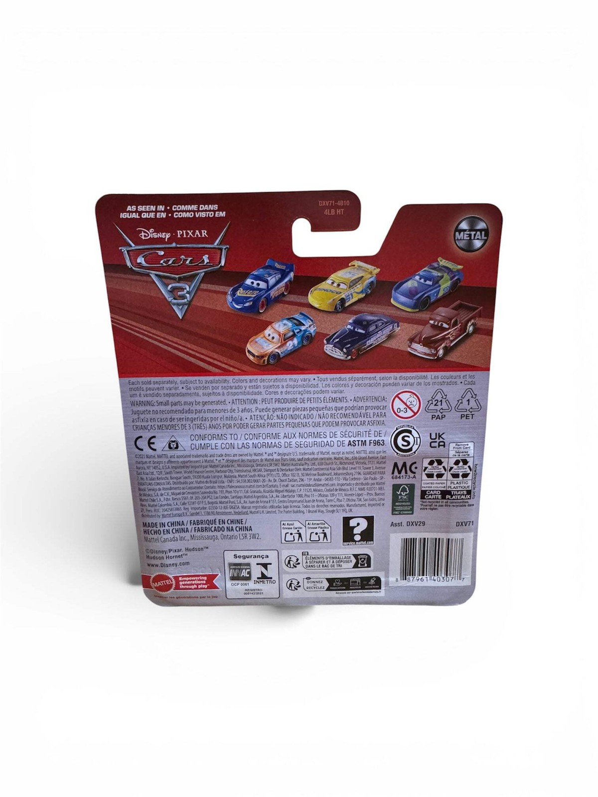 Mattel – Cars Character Cars – Dinico Cruz Ramirez