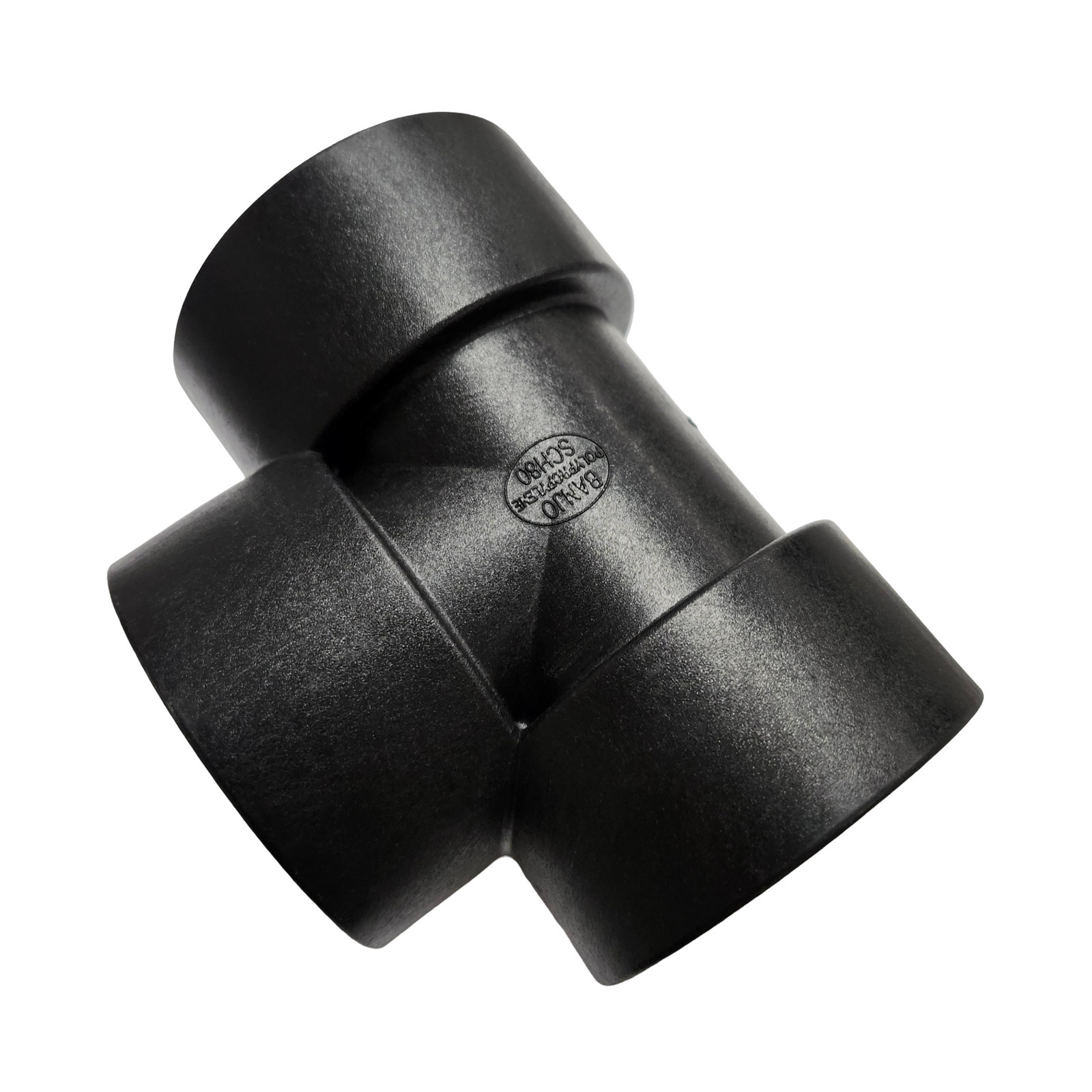 Banjo Threaded Poly Tee Pipe Fitting 2″ FNPT – TEE200