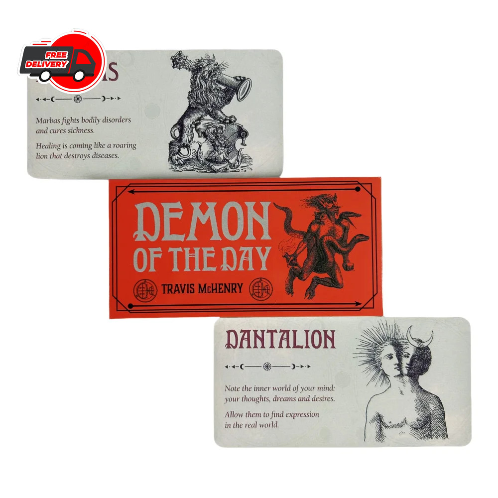 Demon Of The Day Tarot Cards 40 Card Deck English Oracle Divination Game