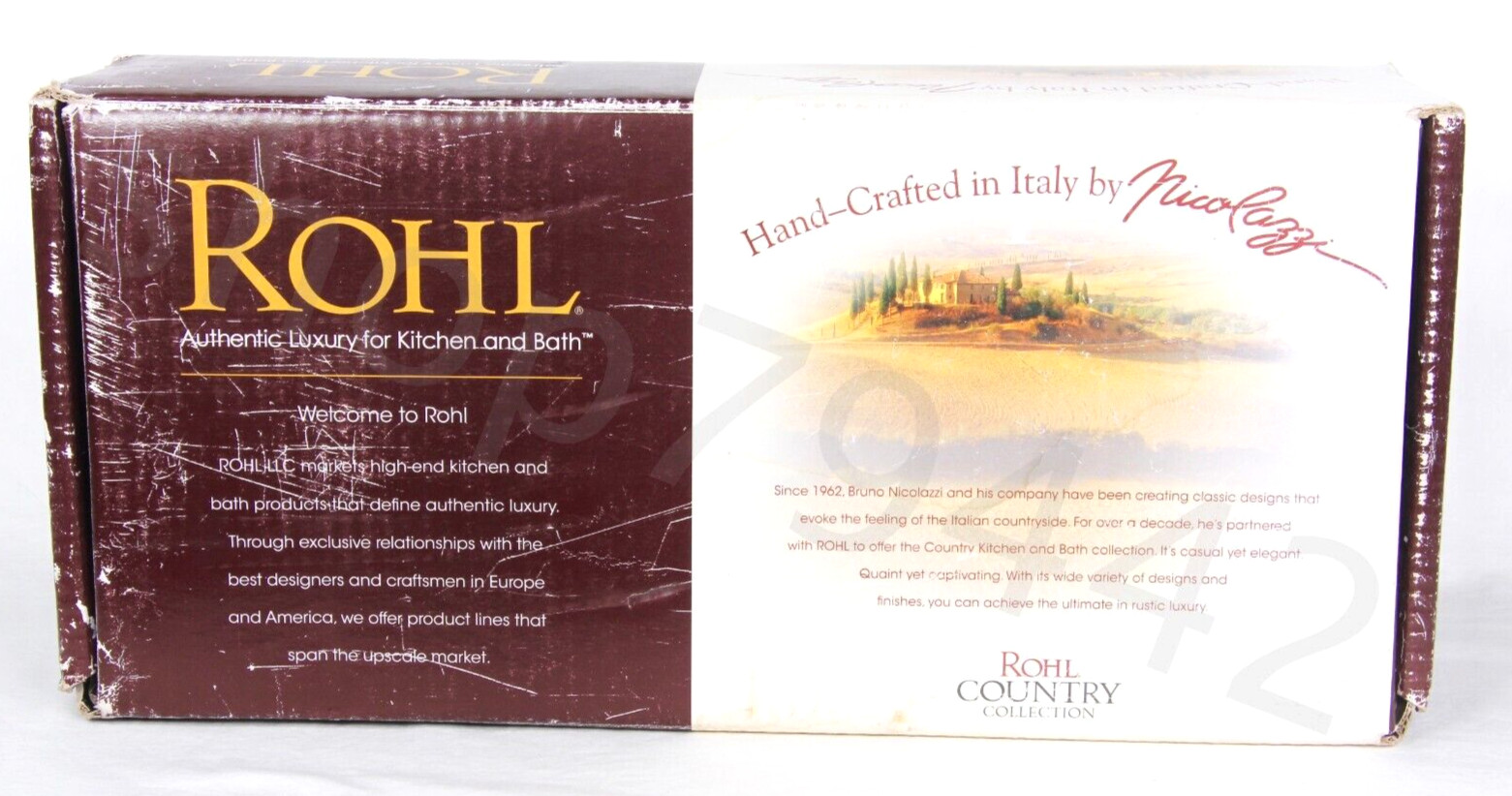 ROHL Country Collection Faucet & Parts Satin Nickel NEW Incomplete As Is Shown