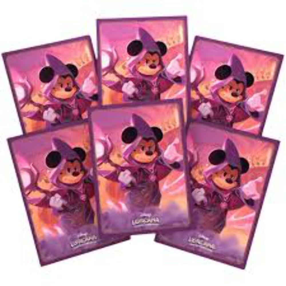 Card Sleeves: Disney Lorcana- Reign of Jafar- Mickey Mouse, Wayward Sorcerer (65