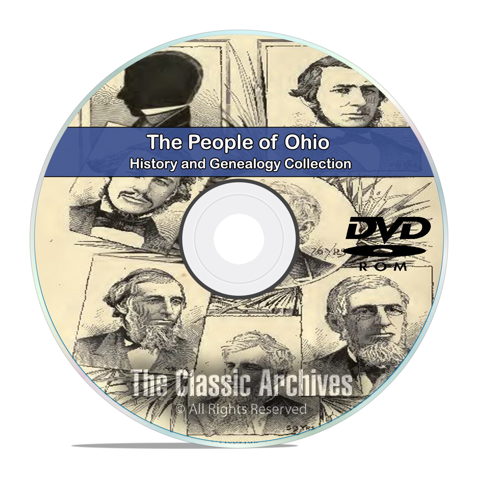 Ohio OH, People Cities Towns, History and Genealogy 325 Rare Books DVD CD