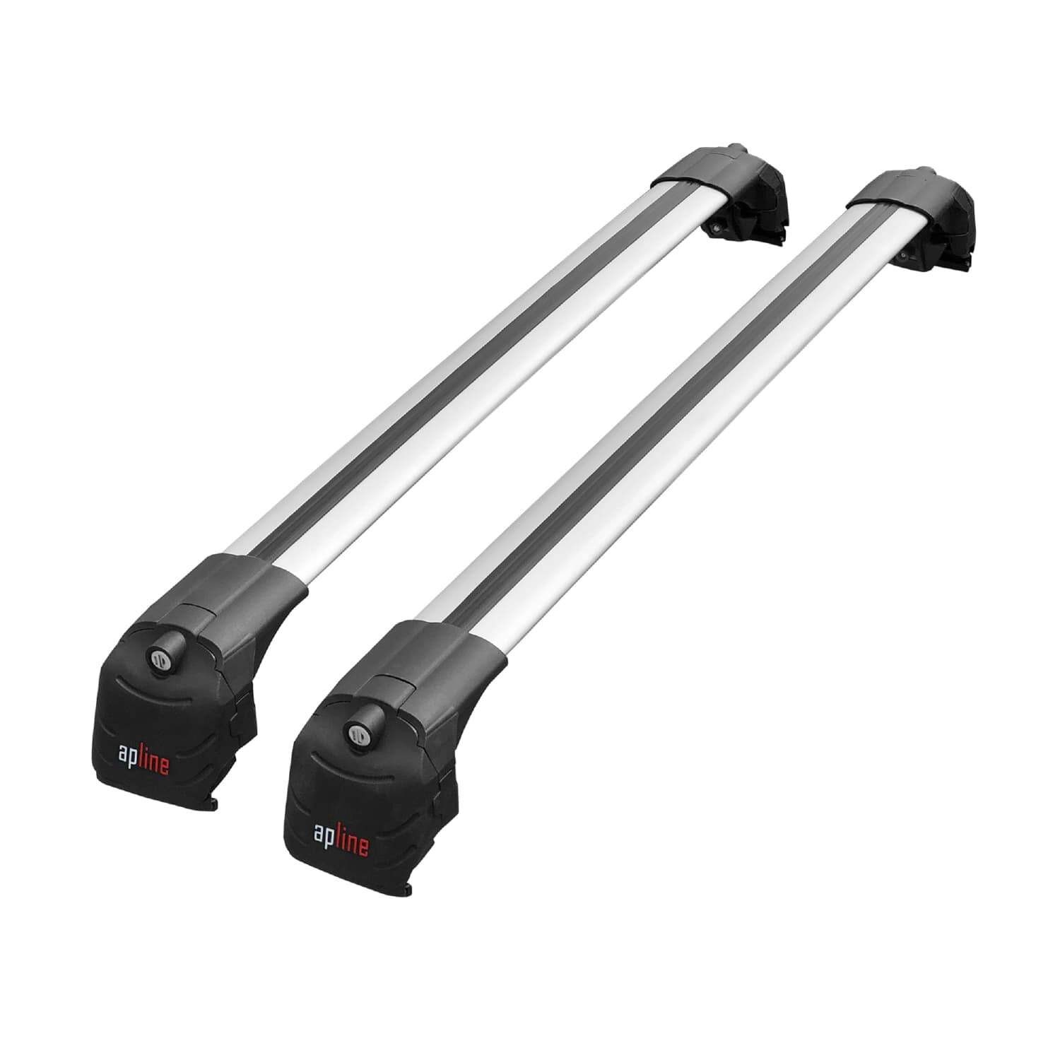 Compatible with Kia Seltos 2021-2024 ACE-2 Car Roof Rack Cross Bar Grey Aluminiu