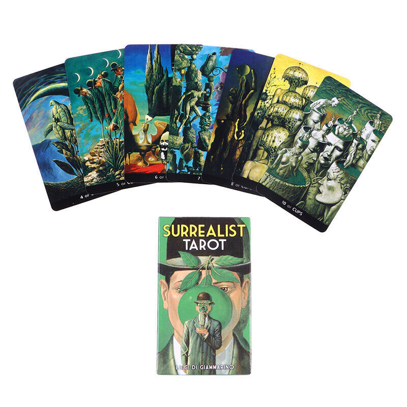 78Pcs Surrealist Tarot Prophecy Divination Deck Family Party Board Game