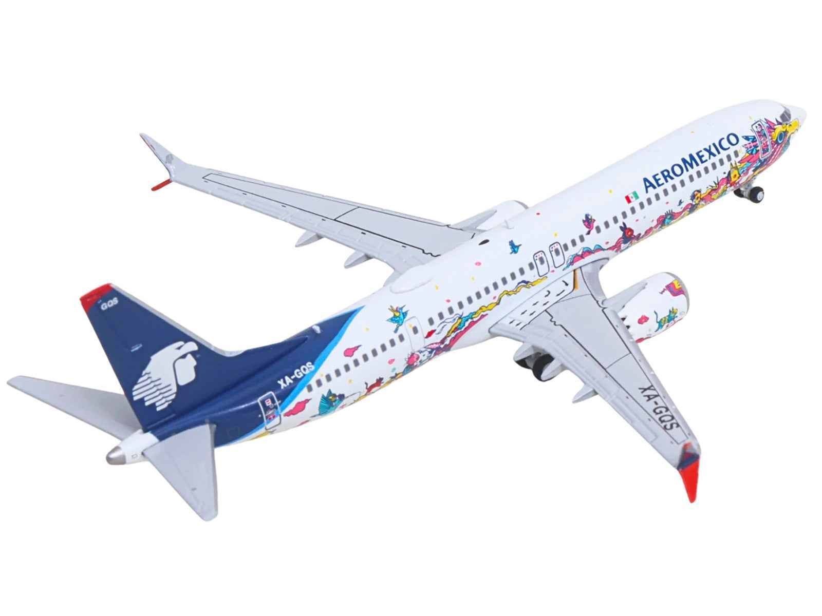 Boeing 737 MAX 9 Commercial Aircraft “Aeromexico – Kukulcan” (XA-GQS) White with