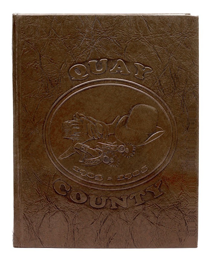 QUAY COUNTY 1903-1985-RARE New Mexico History Limited Leather
