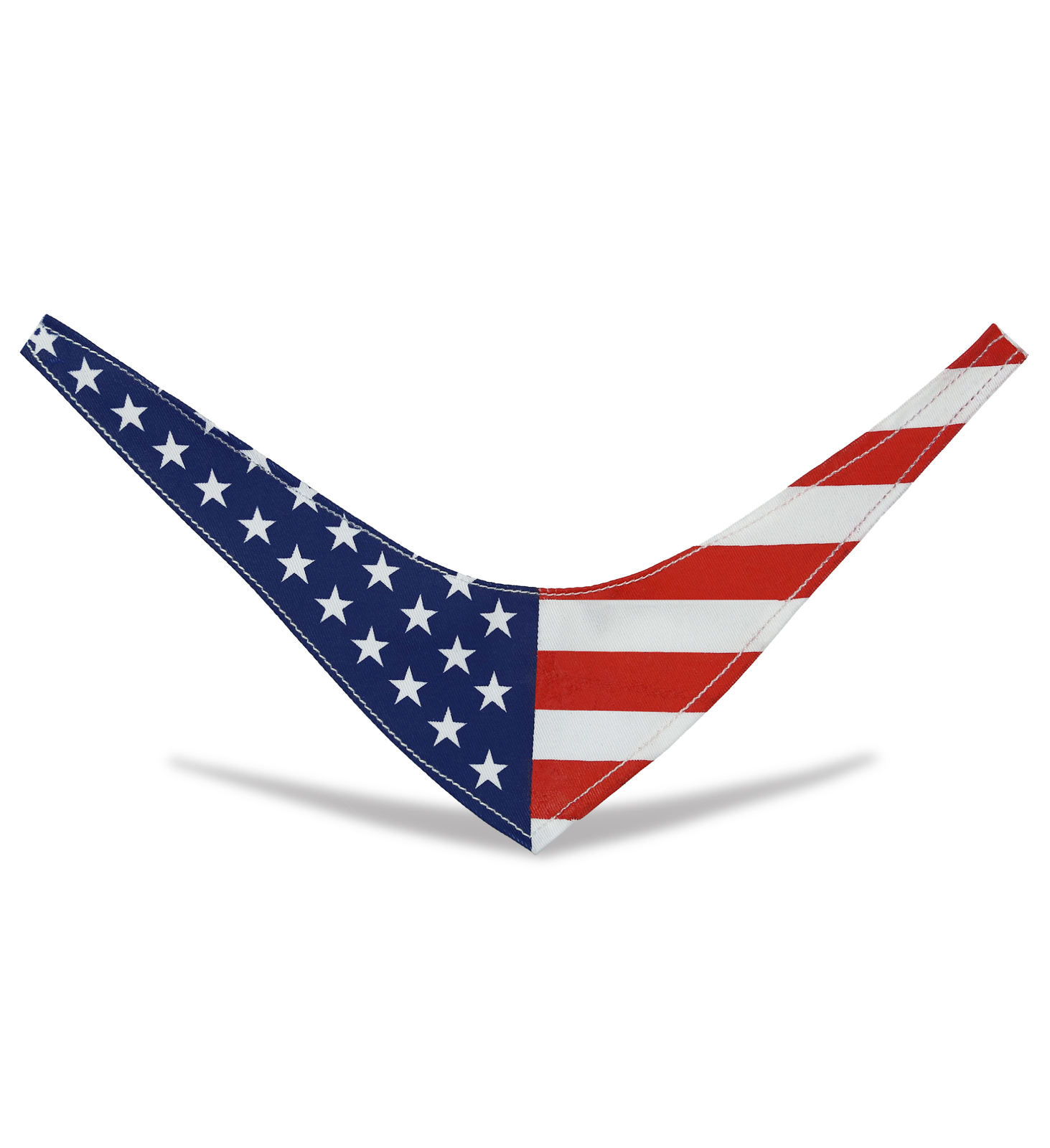 DolliBu USA Flag Bandana Neck Scarf For Stuffed Animal Costume – 10 inches
