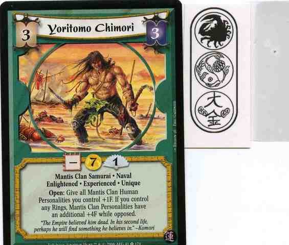 Yoritomo Chimori (Experienced) Ungraded L5R: Test of Enlightenment
