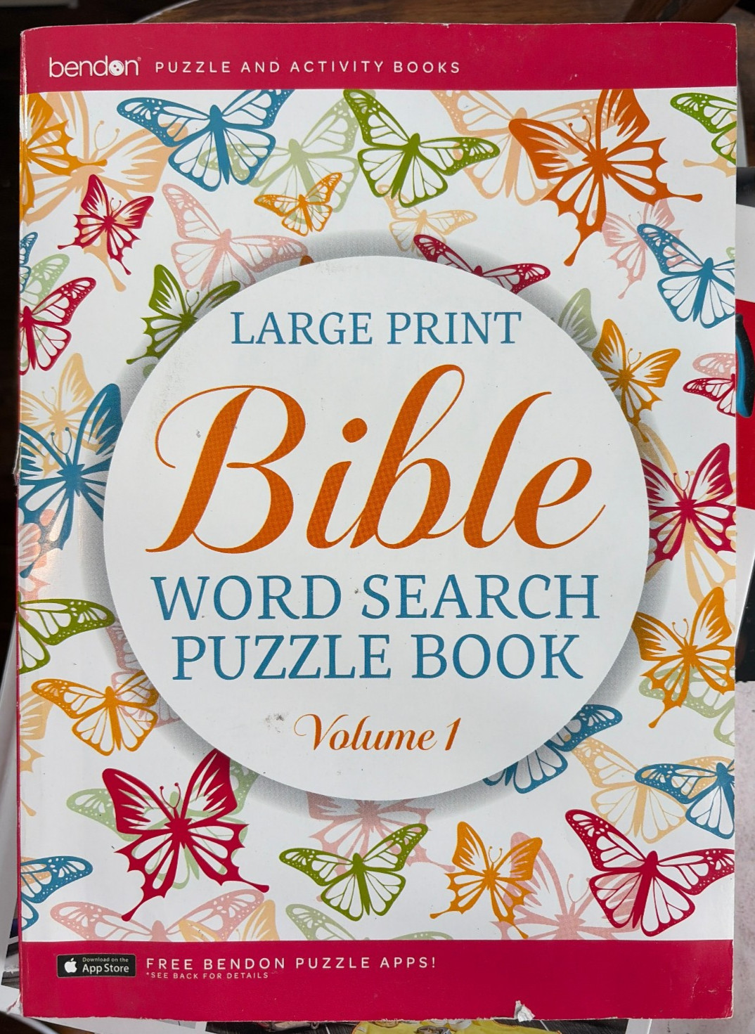 Large Print Bible Word Search Puzzle Book Christian Vol 1 Clean Pages