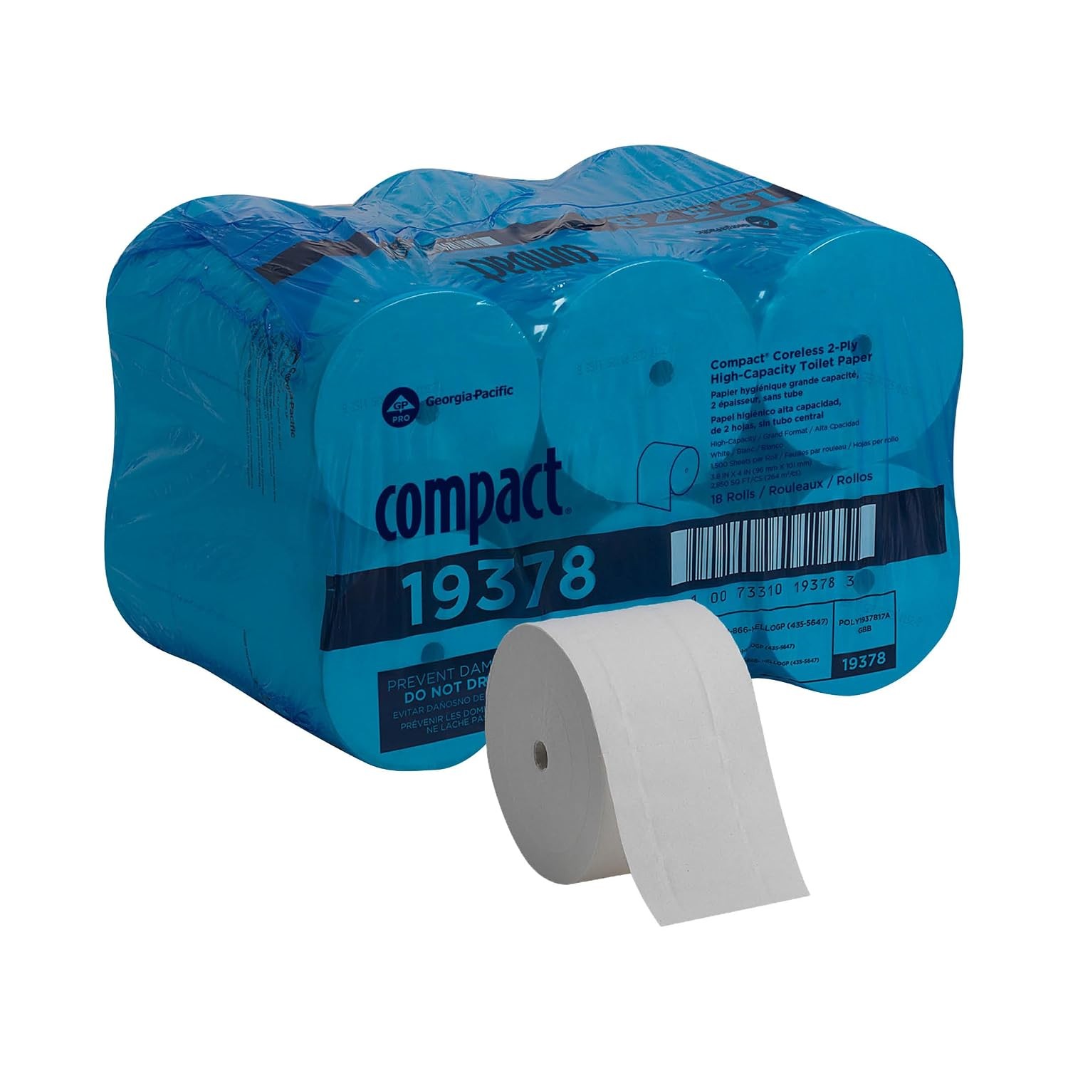 Georgia-Pacific Compact Coreless 2-Ply Recycled Toilet Paper by GP PRO (Georgi