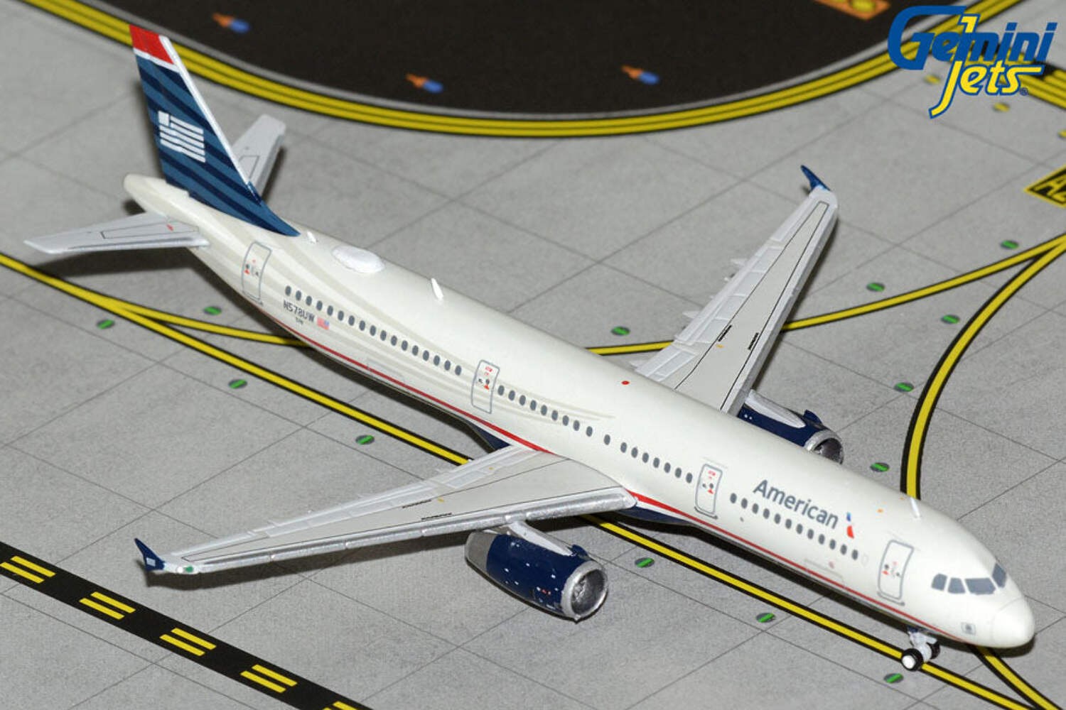 GeminiJets American Airlines Airbus A321-200 N578UW “US Airways” Heritage livery