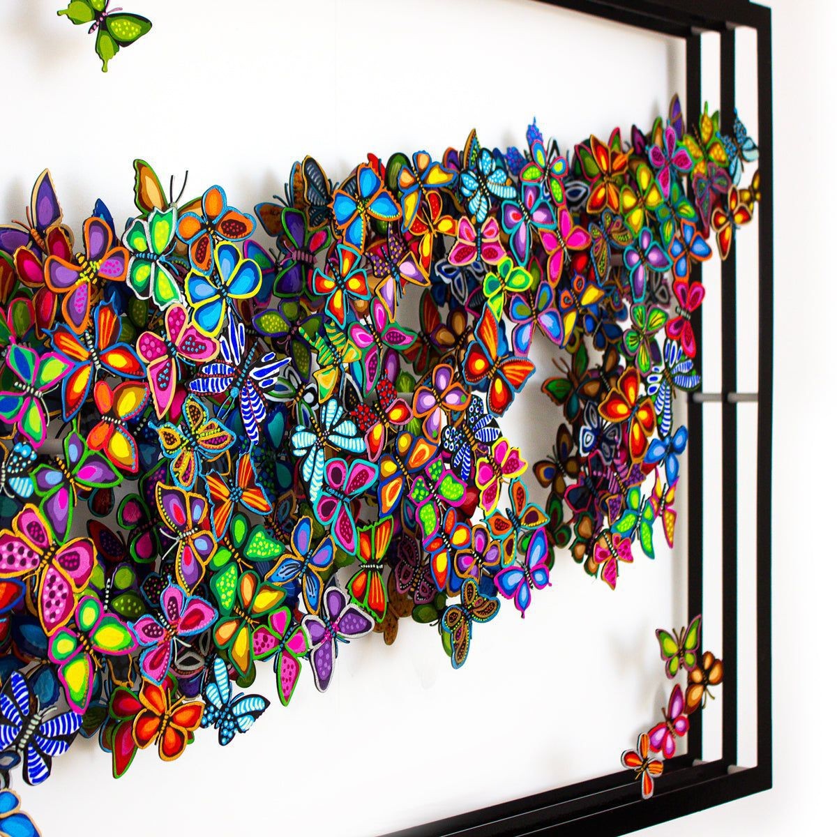 Patricia Govezensky- Original Painting on Cutout Steel “Contemporary ART”