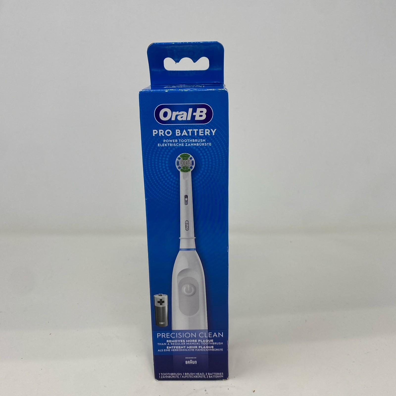 Oral-B Pro 100 Precision Clean Battery Toothbrush Blue/White